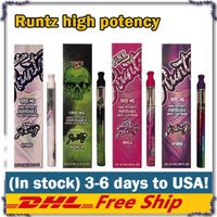 Wholesale Runtz high potency disposable vape pen kit mg Rechargeable Battery mah ml cartridges