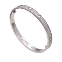 Wholesale Love Bracelet for womens mens fashion custom cuff bangle silver gold titanium steel luxury designer jewelry screw screwdriver diamond bracelets with dust bag