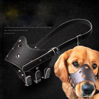 Wholesale Dog Muzzle Collar For Small Large Pet Adjustable Mouth Anti bite And Anti eating Nylon Straps Accessories
