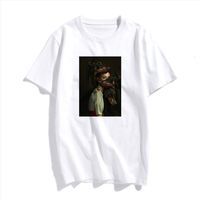 Wholesale Retro Style Sexy Woman With Mens T Shirts Dog Tee Summer Female Short Sleeve For And Women Clothing Ulzzang Harajuku
