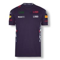 Wholesale shorts for Honda Motorsport F1 Red Color Bull Team Racing T shirt Short Sleeve Jerseys Motorbike Motocross Mx Dirt Bike Cycling