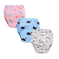 Wholesale Cloth Diapers Baby Infant Toddler Waterproof Training Pants Cotton Changing Nappy Diaper Panties Reusable Washable Layers Crotch