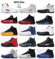 Wholesale 12s Utility Royalty Twist OVO Reverse Flu Game Basketball Shoes Men University Gold Taxi Master Dark Concord Playoff Stone Blue French Blue Game Royal Sneakers