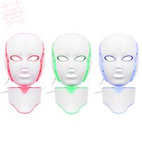 Wholesale Beauty Skin Rejuvenation Face Neck Mask LED Photon Therapy Color Light Treatment Anti Aging Acne Spot Removal Wrinkles Whitening Facial Care