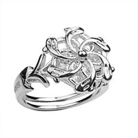 Wholesale Lord of Rings Galadriel Nenya Ring Water Hobbit Elf Three Great Lotr Fashion Jewelry High Quality Fan Gift