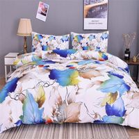 Wholesale Bedding Sets Fashion Floral Print Set Queen King Size Duvet Cover Pillowcase Bed Linen Quilt Full Frame