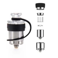 Wholesale DABCOOL W2 Atomizer Tank Updated Cartridge Carb Cap Enail Dab Rig Kit Replaceable Heat Head Chamber Cup Element Bowl Waterproof