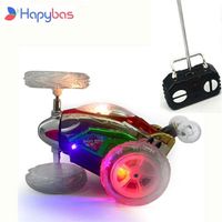 Wholesale Funny Mini RC Car Remote Control Toy Stunt Monster Truck Radio Electric Dancing Drift Model Rotating Wheel Vehicle Motor