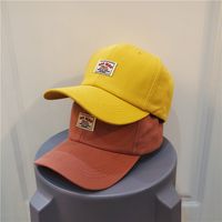 Wholesale South Korean letter cloth label hat female summer baseball hat fashion male couple Sun Visor Hat Street cap