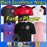 Wholesale 21 flamengo soccer jerseys Black Excellence Negra DIEGO E RIBEIRO GABRIEL B GABI football jersey brazils supercopa final PEDRO DE ARRASCAETA Kenedy