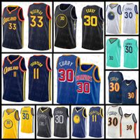 Wholesale Golden New State Cheap Mens Warriores Stephen Curry Basketball Jersey James Wiseman Mens Klay Thompson Youth Kids Ivory Army Green