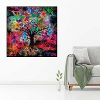Wholesale Paintings Abstract Tree Of Life DIY Painting By Numbers Scenery Picture For The Home Decorative Canvas Personalized Gift