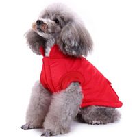Wholesale Dog Apparel Plus Size Vest Jacket Coat Autumn Winter Windproof Warm Pet Clothes For Medium Large Dogs Reflective Clothing