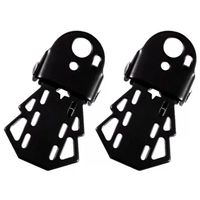 Wholesale Bike Pedals pair Rear Pedal MTB Road Folding Footrests Cycling Accessories Bicycle Foot Pegs