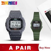 Wholesale 2022SKMEI Sport Men Kids Watch Fashion Stopwatch Wrist Watches For Mens Boy Girls Digital Alarm Clock montre homme Set