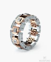 Wholesale Unique Punk Silver Ring Color Signet Men Carved Vintage Gold Filled Finger Male Jewelry Wedding Engagement for Women