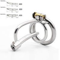 Wholesale 316 Stainless Steel Male Chastity Device Cock Cage With Metal Catheter mm BDSM Sex Toys Chastity Belt For Men CX200731