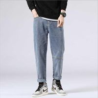 Wholesale Men s Jeans Men Vintage Clothing Loose Fashion Straight Drop Ship Male Youth Oversize Denim Pants