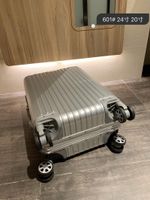 Wholesale Unisex Luggages new Fashion Suitcases Spinner Aluminum alloy women and men Silver trolley case inch inch