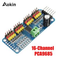 Wholesale Integrated Circuits Channel bit PWM Servo Driver I2C Interface PCA9685 Module For Arduino Robot Raspberry Pi Shield Servo