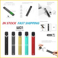 Wholesale OVNS W01 Kit E Cigarette Pod Stater Kits mAh Vape Pen With ml Organic Cotton Coil Pods Cartridge Vapes in stock