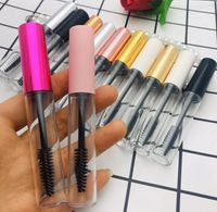 Wholesale 100pcs ml Empty Mascara Tubes White Silver Gold Black Cap Lip gloss Tube Bottle Cosmetic Packaging Container