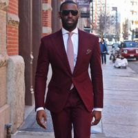 Wholesale Classy Slim Fit Groom Tuxedos Wedding Suits Custom Made Groomsmen Best Man Prom Suits Jacket Pants Tie Plus Size