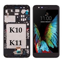 Wholesale 5 inch Original IPS TFT panels For LG K10 LCD Display K11 X410EO LMX410EO Touch Screen K30 Pantalla with Digitizer Assembly Frame