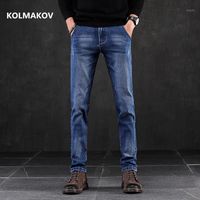 Wholesale Arrival Four Seasons Jeans Men Fashion Elasticity Men s Male Cotton Pencil Pants size N004