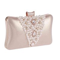 Wholesale Vintage Evening Clutch Purse Diamond Pearl Bags With Chain Fashion Designer Gold Silver Evening Bag For Wedding Dress category