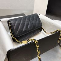 Wholesale Wallet designer lady crossbody bags luxury card holder Caviar Leather purse Shopping Handbag Shoulder Messenger Envelope Interior Compartment clutch purses tote