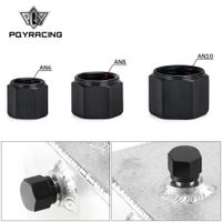 Wholesale AN6 AN8 AN10 Adapter Female Flare End Caps Plug Tube Nut Hexagon Head Port Blanking Plugs Cap Lock Hose Connector Fitting PQY BL01