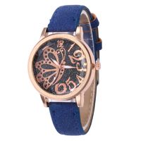 Wholesale Wristwatches Watches Ladies Leather Butterfly Starry Sky Clock Fashion Diamond Female Quartz Relogio Feminino Zegarek Damski
