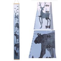 Wholesale Wall Stickers Home Height Chart Nordic Style Measure Ruler Bedroom Child Kids Growth Decoration Roll Up DIY Children Room Hanging Baby