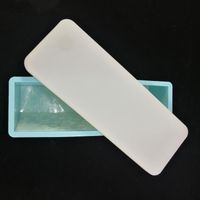 Wholesale Baking Moulds kg Rectangle Loaf Soap With Cover Silica Gel Toast Mold Molds Bathroom Bar Silicone
