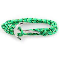 Wholesale Unisex Men s Women s Sier Anchor Nautical Rope hook Bracelet