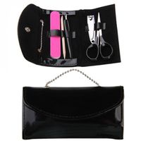 Wholesale Black Purse Design In1 Manicure Set Pedicure Grooming Kit Bridal Shower Favors Wedding Gifts For Guests Party Favor