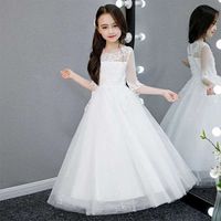 Wholesale summer children s Fairy fluffy wedding dress Princess Dress little girl performance show table