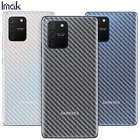 Wholesale Carbon Fiber Pattern Back Film For Galaxy S10 Lite A91 M80s S8 Plus IMAK Protector Cover Protection Sticker Cell Phone Screen Protec Protect