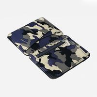 Wholesale Card Holders Fashionable Wallet Creative Leisure Mini Contracted PU Leather Coin Purse Camouflage Zipper