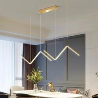 Wholesale Pendant Lamps Led Chandelier Golden Back Ceiling Dining Table Room Office Bedroom Home Modern Simple Design Lighting