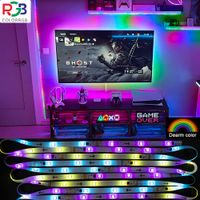 Wholesale colorRGB LED Strip Lights WS2811 Dreamcolor led strip Rainbow effect Chasing Multicolor EffectRemote controlBluetooth
