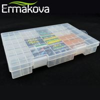 Wholesale Storage Boxes Bins ERMAKOVA cm Hard Plastic Transparent Battery Organizer Case Container Holder Box C D V