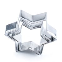 Wholesale 12pcs Stainless Steel Geometric Classic Shape Biscuit Cookie Cutters Set Cake Mould Sugarpaste Decorating Pastry S2