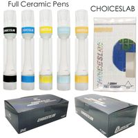 Wholesale Choiceslab Vapes Cartridges Disposable Vape Pens Full Ceramic Atomizers Thread Carts ml E cigarette Round Press Tips Cart Box Packaging Color China Factory