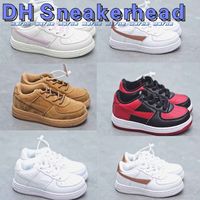 Wholesale 2021 Infant Baby Toddlers Fouth Sail Kids Running Shoes Wheat Brown Athletic Sneaker Triple White Trianers Boys Girls Sport Flats
