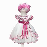 Wholesale Girl s Dresses Arrival Baby Girls Fashion Toddler Tulle Lace Birthday Party Ball Gown Formal Children Christening Baptism Dress