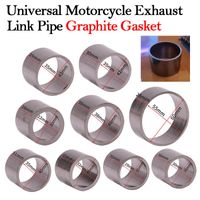 Wholesale Motorcycle Exhaust System Universal Muffler Moto Escape Link Pipe MM Graphite Crush Gaskets Seal O Ring Bike ATV Scoot