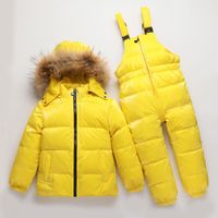 Wholesale Clothing Sets Degrees Russian Winter Children s Girls Clothes For Year s Eve Boys Parka Kids Coat Down Jackets Snow Wear