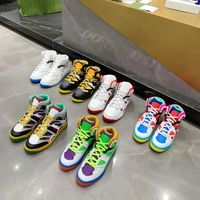 Wholesale Men Demetra casual sport sneakers Basketball mens high top shoes fashion rubber sole sneaker designer Luxurys man trainers runners shoe with box size